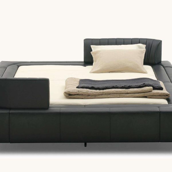 Desede DS-1165 King Size Bed in Leather by Hugo De Ruiter - Image 2